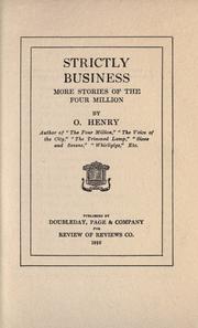 Cover of: Strictly business by O. Henry