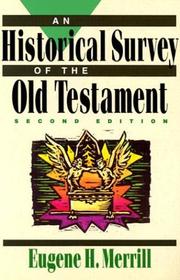 Cover of: An historical survey of the Old Testament