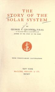 Cover of: The story of the solar system by George Frederick Chambers