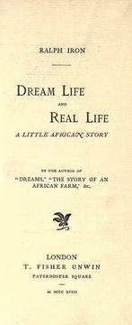 Dream life and real life by Olive Schreiner