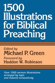 Cover of: 1500 illustrations for biblical preaching