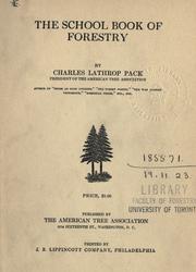 Cover of: The School book of forestry. by Charles Lathrop Pack