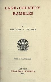 Cover of: Lake-country rambles by Palmer, William T.