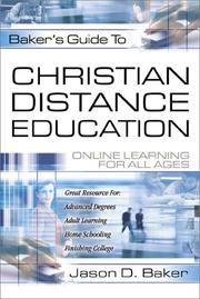 Cover of: Bakers Guide to Christian Distance Education: Online Learning for All Ages