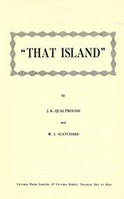 Cover of: "That island" by J. K. Qualtrough