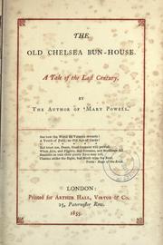 Cover of: The old Chelsea Bun-House: a tale of the last century