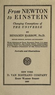 Cover of: From Newton to Einstein by Benjamin Harrow