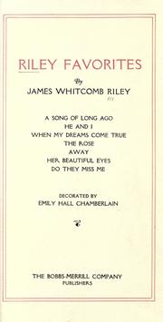 Cover of: Riley favorites by James Whitcomb Riley