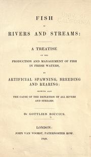 Fish in rivers and streams by Gottlieb Boccius