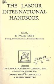 Cover of: The labour international handbook