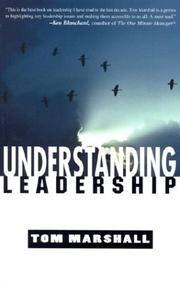 Cover of: Understanding Leadership by Tom Marshall 