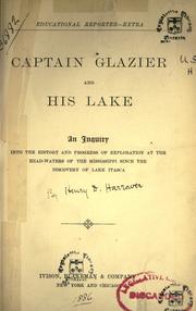 Cover of: Captain Glazier and his lake by Henry Draper Harrower