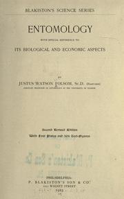 Cover of: Entomology by Folsom, Justus Watson