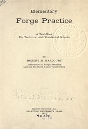 Elementary Forge Practice by Robert H. Harcourt