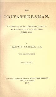 Cover of: The privateersman by Frederick Marryat