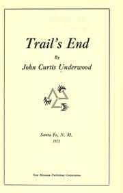 Cover of: Trail's end
