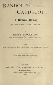 Randolph Caldecott by Henry Blackburn, Randolph Caldecott