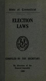 Cover of: Election laws