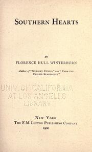 Cover of: Southern hearts by Florence Hull Winterburn
