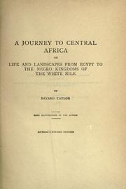 Cover of: A  journey to central Africa ; Joseph and his friend