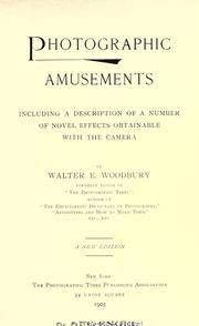 Cover of: Photographic amusements
