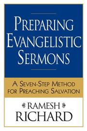 Cover of: Preparing Evangelistic Sermons by Ramesh Richard