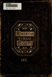Cover of: The American female poets: with biographical and critical notices.