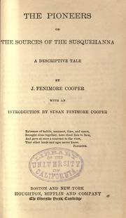 Cover of: The pioneers by James Fenimore Cooper