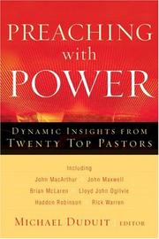 Cover of: Preaching with Power by Michael Duduit