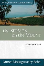 Cover of: The Sermon on the Mount: Matthew 57 (Expositional Commentary)