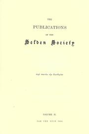 Select pleas in manorial and other seignorial courts by Frederic William Maitland