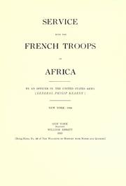 Cover of: Service with the French troops in Africa