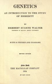Cover of: Genetics by Herbert Eugene Walter