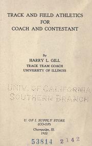 Cover of: Track and field athletics for coach and contestant