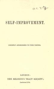 Cover of: Self Improvement