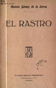 Cover of: El rastr