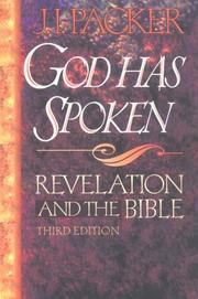 Cover of: God Has Spoken, by J. I. Packer