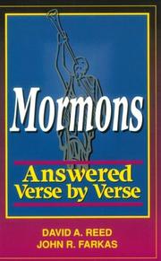 Cover of: Mormons Answered Verse by Verse by David A. Reed, John R. Farkas