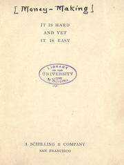 Cover of: It is hard and yet it is easy. by A. Schilling and Company.