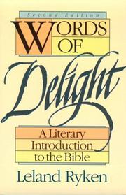 Cover of: Words of delight: a literary introduction to the Bible