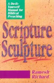 Cover of: Scripture sculpture: a do-it-yourself manual for biblical preaching