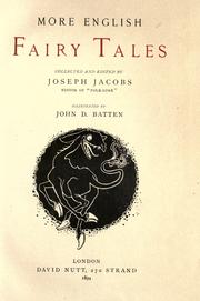Cover of: More English fairy tales by Joseph Jacobs