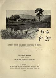Cover of: In the Far East: letters from Geraldine Guinness in China. (Now Mrs. Howard Taylor)