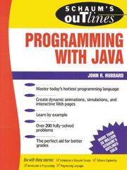 Cover of: Schaum's Outlines of Programming with Java