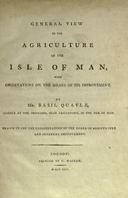 General view of the agriculture of the Isle of Man by Basil Quayle