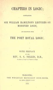 Cover of: Chapters in logic