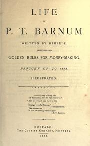 Cover of: Life of P. T. Barnum by P. T. Barnum