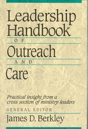 Cover of: Leadership Handbook of Outreach and Care