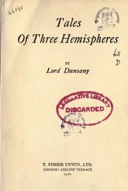 Cover of: Tales of three hemispheres