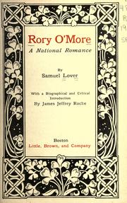 Cover of: Rory O'More by Samuel Lover, Samuel Lover